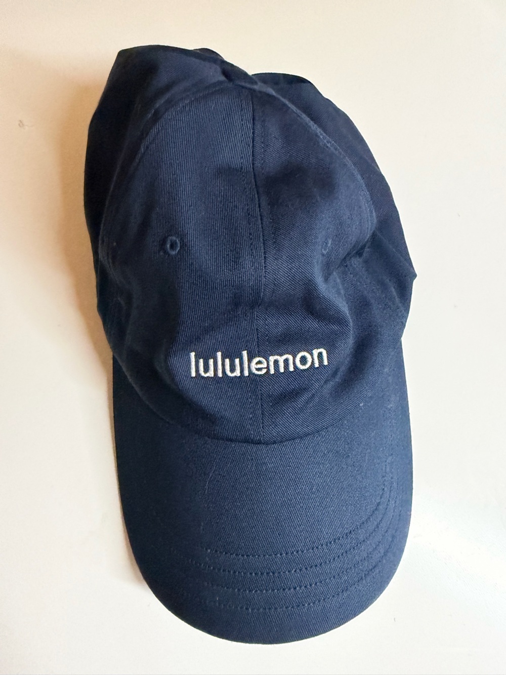 lululemon Navy Logo Baseball Cap